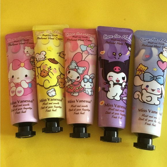 Sanrio set of 5 cream - Picture 4 of 9